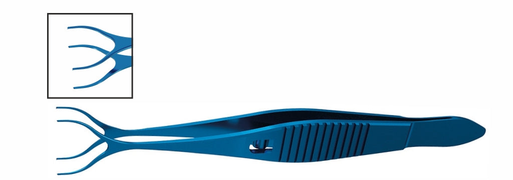 TKR111 Kremer Corneal Fixation Forceps, Titanium | TITAN MEDICAL