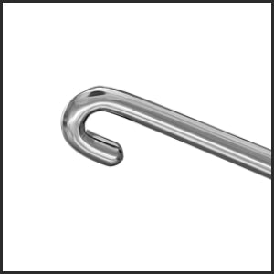 TME104 Bonn Iris Micro Hook, Angled tip | TITAN MEDICAL