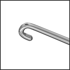 TME112 Bonn Iris Micro Hook, Left Curved tip| TITAN MEDICAL