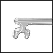 TME125.1 Kuglen Iris Hook and Lens Manipulator Straight tip | TITAN MEDICAL