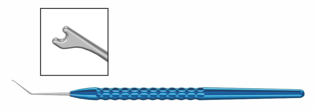 TME126 Zirm Lens Loop Manipulator Angled | TITAN MEDICAL