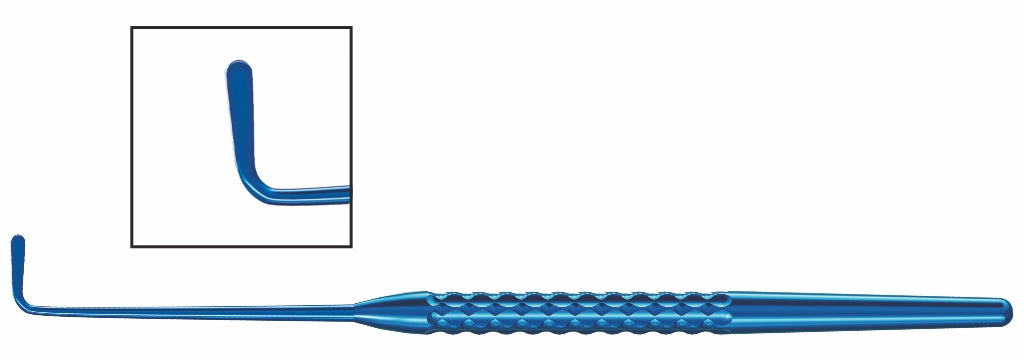 TME133 Graefe Muscle Hook, Titanium | TITAN MEDICAL