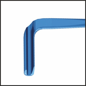 TME134 Wright Grooved Muscle Hook Left Titanium tip | TITAN MEDICAL