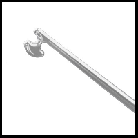 TME203 Kuglen Push Pull Iris Hook and Lens Manipulator Angled working part