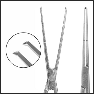 TMF1028 tips Inamura 1.5 Cross Action Capsulorhexis Forceps Curved w/Marks Blunt Tips | TITAN MEDICAL