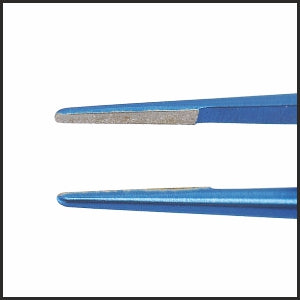 TMF501 McPherson Tying Forceps, 0.2mm Tip, 4mm Platform, Straight, 74mm, Titanium
