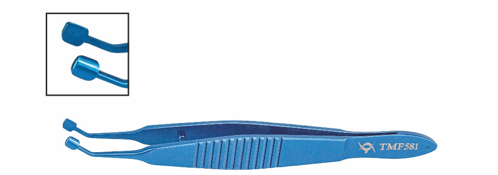 TMF581 Arita Meibomian Gland Compressor Forceps, Titanium | TITAN MEDICAL