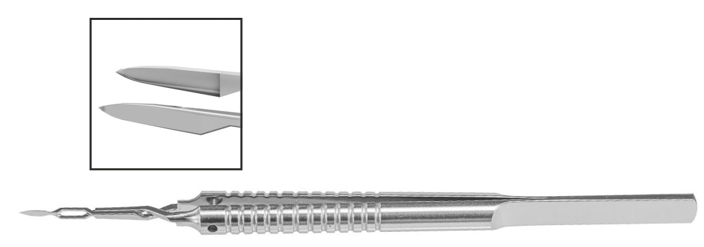 TMF944 Akahoshi Universal II Prechopper Forceps Straight, Stainless Steel | TITAN MEDICAL