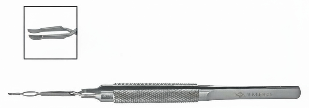 TMF945 Akahoshi Combo Prechopper Forceps Straight Stainless Steel | TITAN MEDICAL