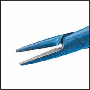 TMH110 Kalt Needle Holder, Straight 0.8mm Tip, 10.5mm Jaw, 135mm, Titanium tip | TITAN MEDICAL