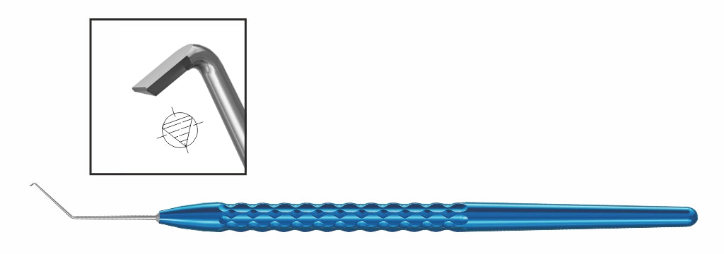 TMK117 Phaconit Quick Chopper, 0.15mm Triangle Tip, 0.75mm Tip Length | TITAN MEDICAL