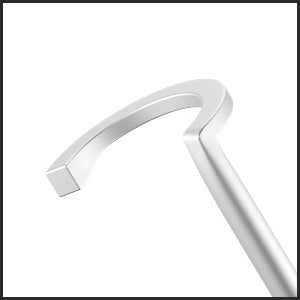 TMK140 Chang Microfinger Phaco Chopper Right tip | TITAN MEDICAL