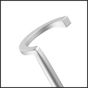 TMK141 Chang Microfinger Phaco Chopper Left tip | TITAN MEDICAL