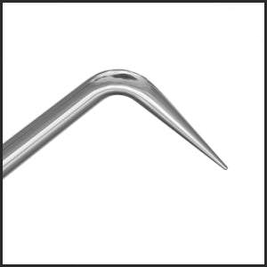 TMK213 Quick Phaco Chopper & Koch Notched Nucleus Spatula, Double-Ended tip1 | TITAN MEDICAL