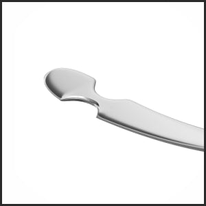 TMK213 Quick Phaco Chopper & Koch Notched Nucleus Spatula, Double-Ended tip2 | TITAN MEDICAL