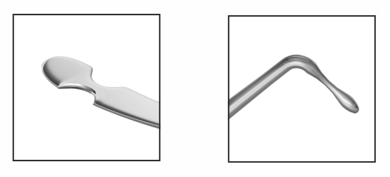 TMK228 tips Lieberman Microfinger and Koch Nucleus Spatula w/Notches | TITAN MEDICAL