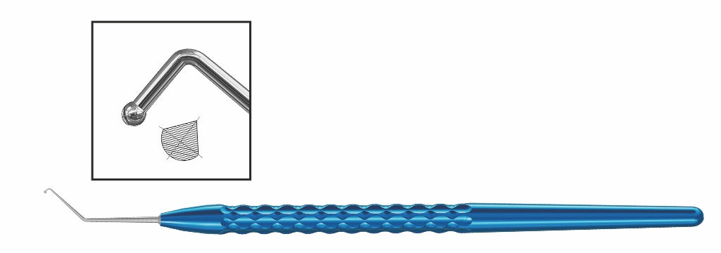 TMK805 Ball Tip Phaco Chopper – Rightward Cut | TITAN MEICAL