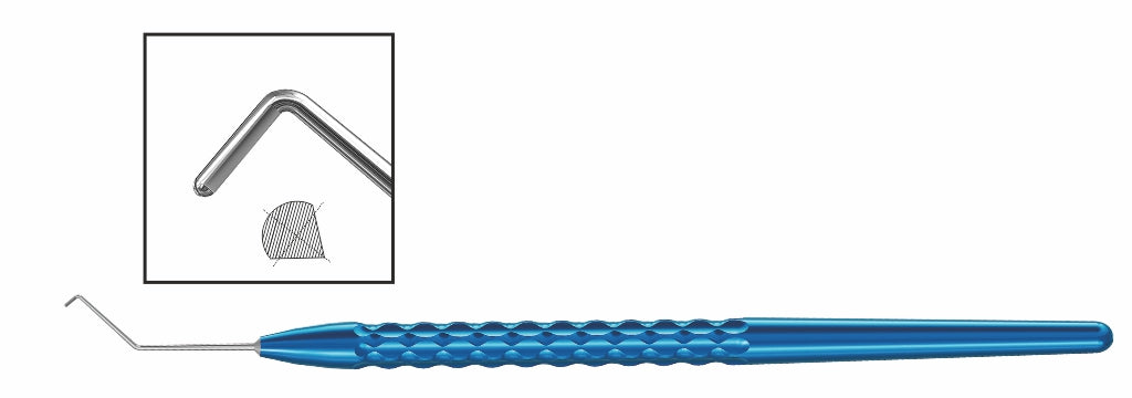 TMK882 Phaco Chopper, 0.4mm Tip, 1.4mm Tip Length, Downward Cut | TITAN MEDICAL