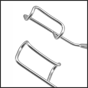 TMR079 Adjustable Temporal Eye Speculum Stainless Steel working parts | TITAN MEDICAL