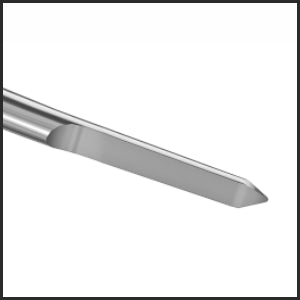 TMT327.5 Lindstrom PRK / FemtoLASIK Double-Ended Spatula, 1.5 mm Flattened Tip tip2 | TITAN MEDICAL
