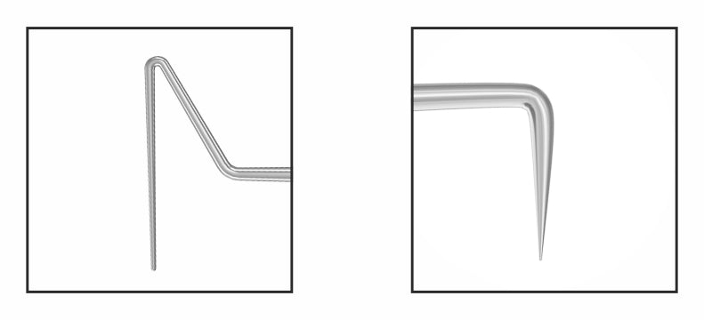TMT331 FemtoLASIK Double-Ended Flap Lifter & Retreatment Spatula both tips | TITAN MEDICAL