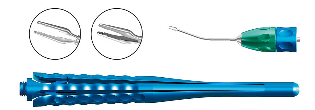 TMV174 23G Corneal Endothelium Implantation Forceps DMEK set | TITAN MEDICAL