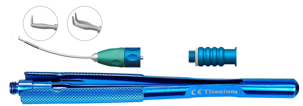 TMV374 23G Descemetorhexis Forceps Full Set | TITAN MEDICAL INSTRUMENTS