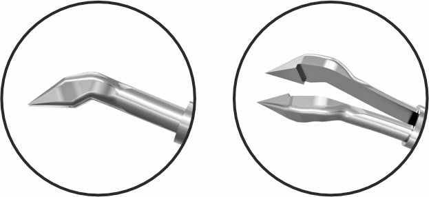 TMV556 Shuhaev Micro Incision Capsulorhexis Forceps 23 Gauge wp2 | TITAN MEDICAL