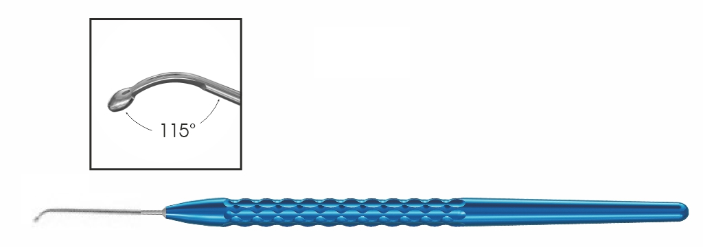 TMK113.1 Seibel Phaco Chopper Straight, 0.5mm Tip, 2.2mm Tip Length, RHD | TITAN MEDICAL