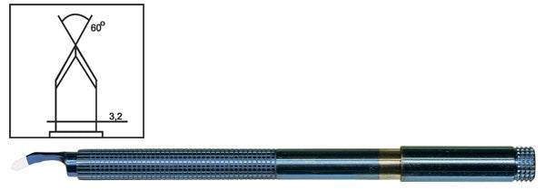 TDK110 Angled 3.2 mm Spear Phaco Diamond Knife - Titan Medical Instruments