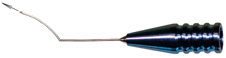 TMC125 LASIK Irrigation Flattened Cannula - Titan Medical Instruments