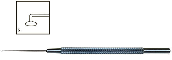TME101 Greather Iris Micro Hook - Titan Medical Instruments