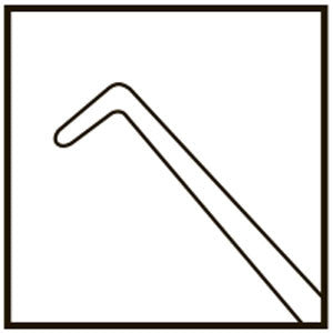 TME109 Sinskey Iris and IOL Hook Angled, TITANIUM - Titan Medical Instruments