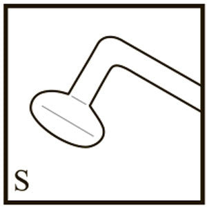 TME110 Greather Collar Button Hook 4 in 1, Angled - Titan Medical Instruments