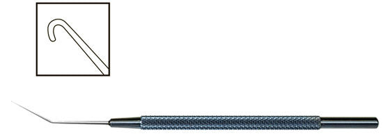 TME112 Bonn Iris Micro Hook, Left Curved - Titan Medical Instruments