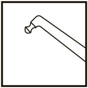 TME115 IOL Manipulation Hook Angled - Titan Medical Instruments