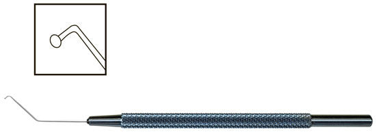 TME118 Escaf Nucleus Sustainer Angled - Titan Medical Instruments