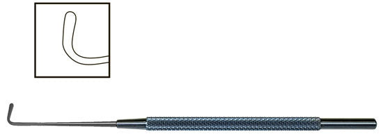 TME123 Graefe Strabismus Hook - Titan Medical Instruments