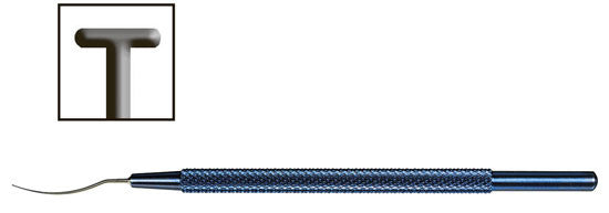 TME132 DSAEK Stripper T-Shaped Hook - Titan Medical Instruments