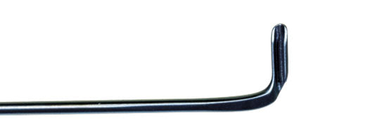 TME134 Wright Grooved Muscle Hook Left, Titanium - Titan Medical Instruments