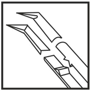 TMF115 Utrata Capsulorhexis Forceps Angled Titanium - Titan Medical Instruments
