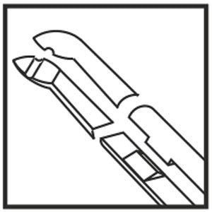 TMF116 Utrata Capsulorhexis Forceps Angled Titanium - Titan Medical Instruments