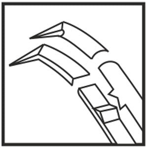 TMF117 Utrata Capsulorhexis Forceps Curved , Stainless Steel - Titan Medical Instruments