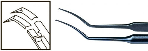 Utrata type Capsulorhexis Forceps Curved TMF124