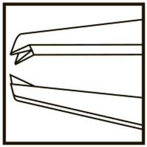 TMF215 Catalano Corneal Forceps 0.1mm Straight, Titanium - Titan Medical Instruments