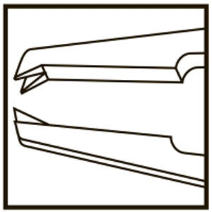 TMF407 Castroviejo Corneal Suturing Forceps 1x2 0.12mm Straight, Titanium - Titan Medical Instruments