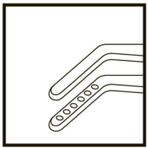 TMF480 Jameson Muscle Forceps Left, Titanium - Titan Medical Instruments