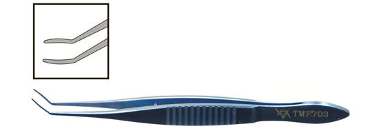 TMF703 Burrato IOL Insertion Forceps, Titanium - Titan Medical Instruments