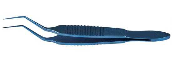 TMF711 Haptic IOL Fixation Forceps, Titanium - Titan Medical Instruments