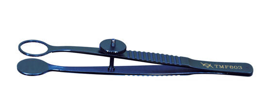 TMF803 Hunt Chalazion Forceps ø11.6mm, Titanium - Titan Medical Instruments